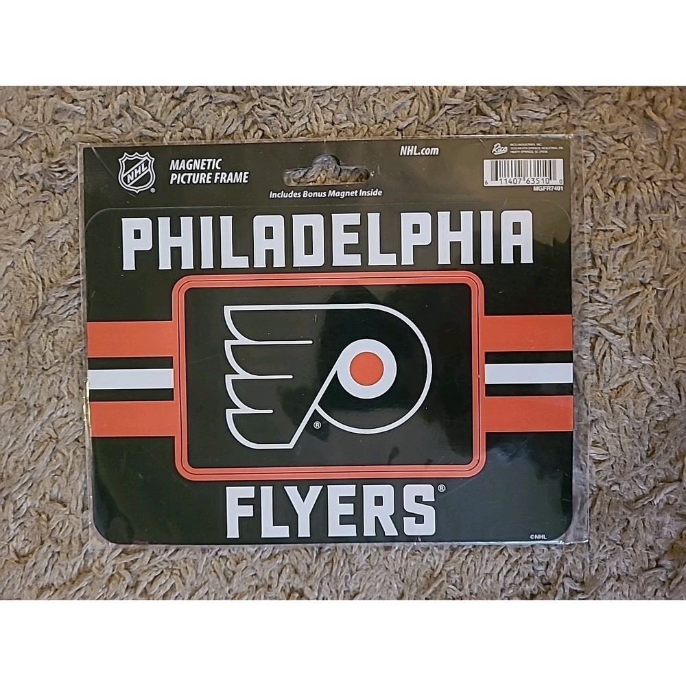 PHILADELPHIA FLYERS 7"x5" MAGNETIC PICTURE FRAME WITH BONUS MAGNET